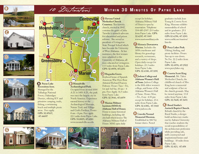 New Brochure for Payne Lake and Surrounding Area