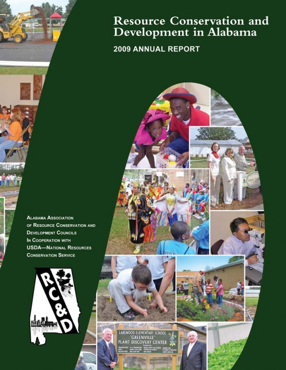 A Cover for the Alabama RC&D Association’s Annual Report