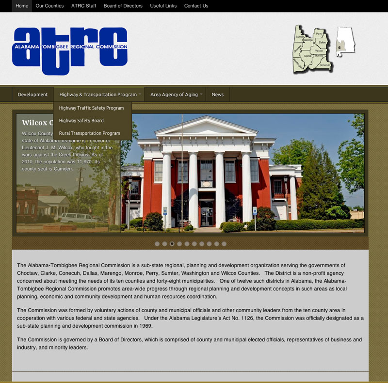 Alabama Tombigbee Regional Commission Website