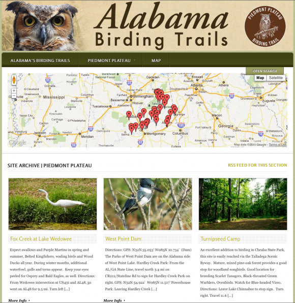 Alabama Birding Trail Project