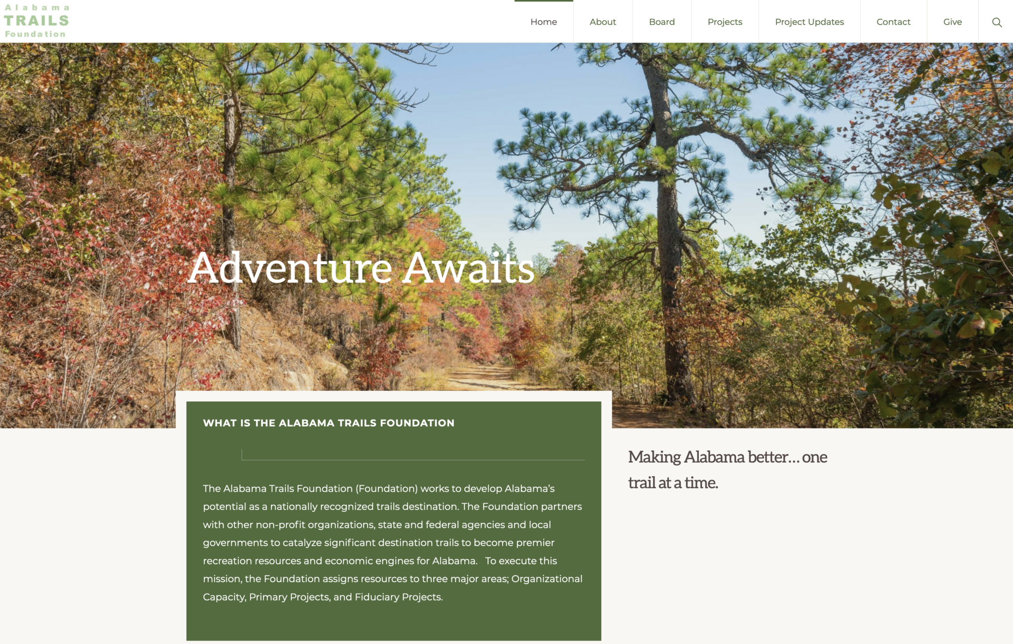 Alabama Trails Foundation Website